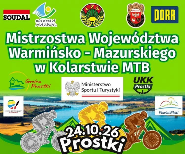 Mistrzostwa MTB w Prostkach już 24 października