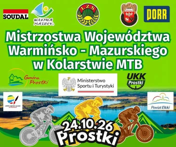 Mistrzostwa MTB w Prostkach już 24 października