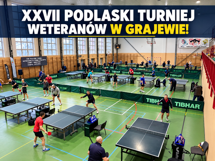 Grajewo. XXVII Podlaski Turniej Weteranów w Tenisie Stołowym