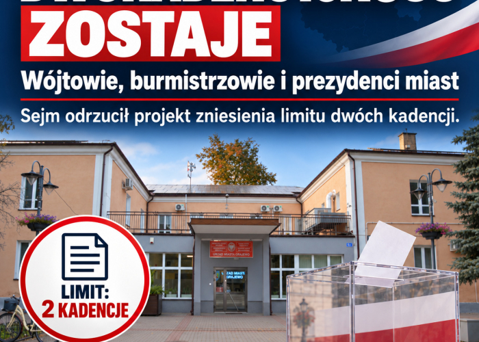 Dwukadencyjność samorządowców zostaje!