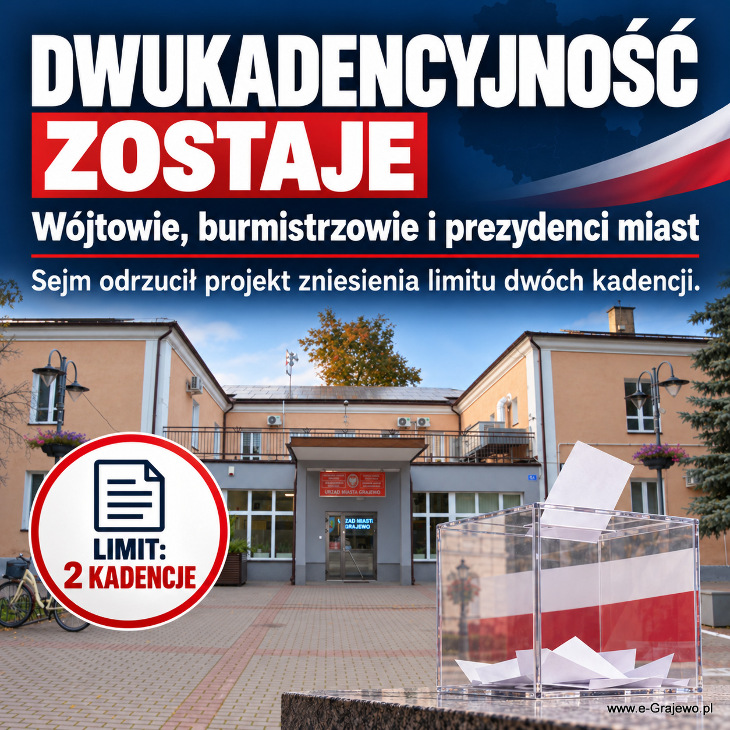 Dwukadencyjność samorządowców zostaje!