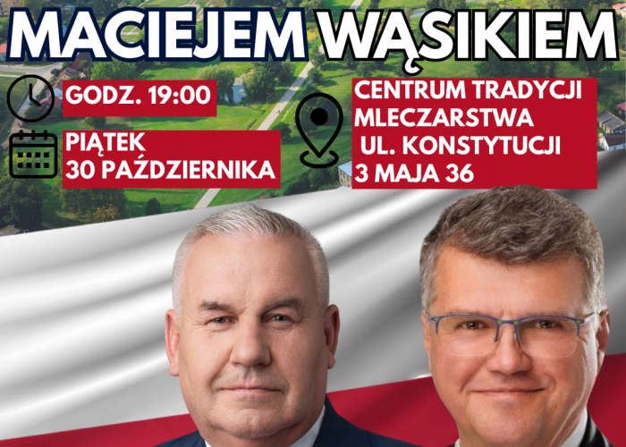 Spotkanie z europosłem Maciejem Wąsikiem i posłem Kazimierzem Gwiazdowskim 