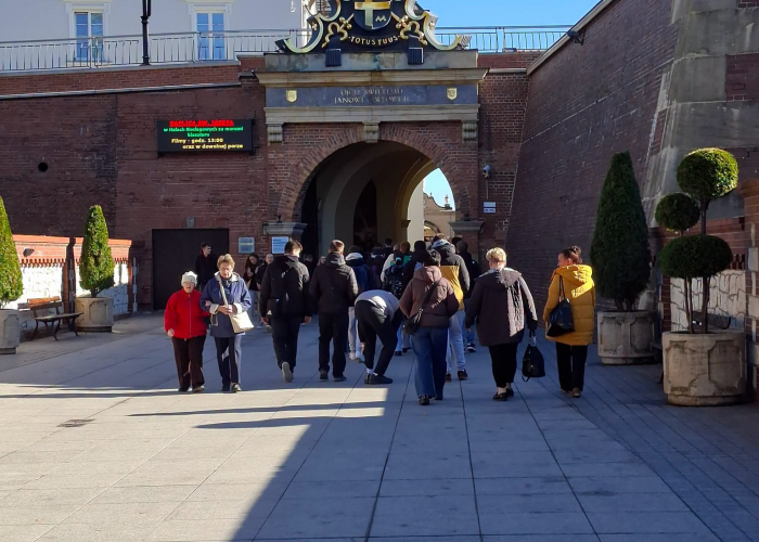 Maturzyści z ZS nr 2 w Grajewie na Jasnej Górze