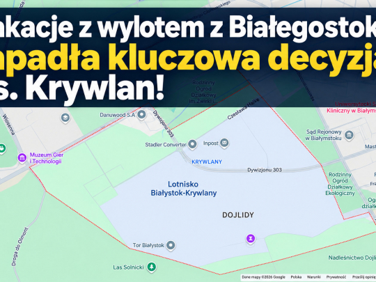 Lotnisko w Białymstoku? Sejmik zgodził się na utworzenie spółki 