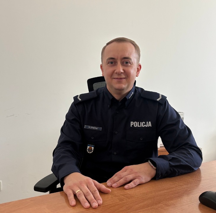 Nowy dzielnicowy w Rajgrodzie. Sierżant M.Dziekoński obejmuje rejon 8