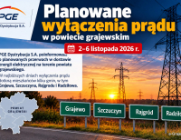 Planowane wyłączenia prądu w powiecie grajewskim (2-6 .11)