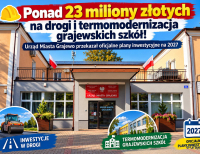 Grajewo. Milionowe inwestycje drogowe i termomodernizacja szkół