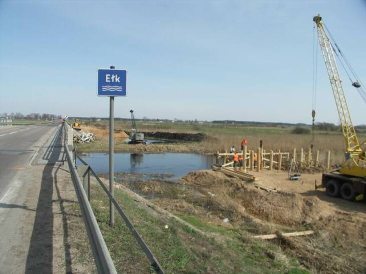 Nowy most na rzece Ełk