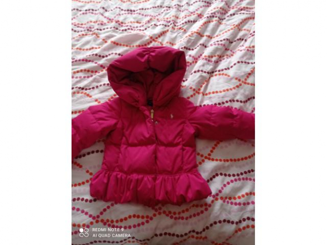 Grajewo ogłoszenia: Sprzedam kurtkę zimową puchowa dla dziewczynki na 2-3 latka ....
