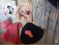 Grajewo ogłoszenia: Sprzedam czapki dla dziewczynki na wiek 2 -3 latka