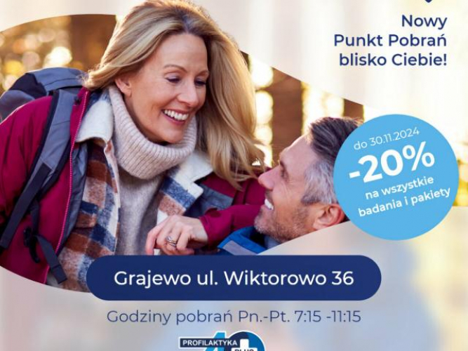 Grajewo ogłoszenia: Punkt Pobrań ALAB laboratoria 
- Grajewo, ul. Wiktorowo 36...