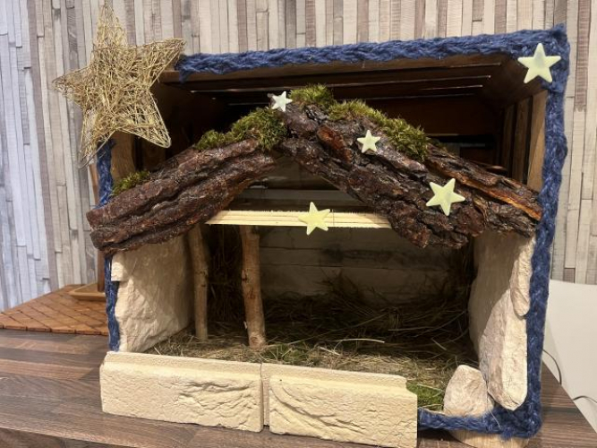 Grajewo ogłoszenia: Szopka ręcznie robiona możliwość z figurkami kupna wtedy inna...