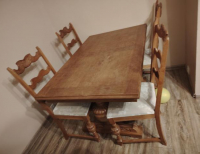 Grajewo ogłoszenia: Proszę pisać SMS, Sprzedam stół dębowy z krzesłami,...