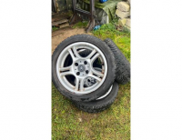 Grajewo ogłoszenia: Sprzedam komplet kół zimowych, aluminiowe felgi do citroena;...
