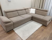 Grajewo ogłoszenia: Sprzedam narożnik z funkcją spania i pojemnikiem na pościel....