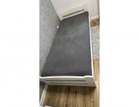 Grajewo ogłoszenia: Sprzedam białe , pojedyncze łóżko + materac , podnoszone z...