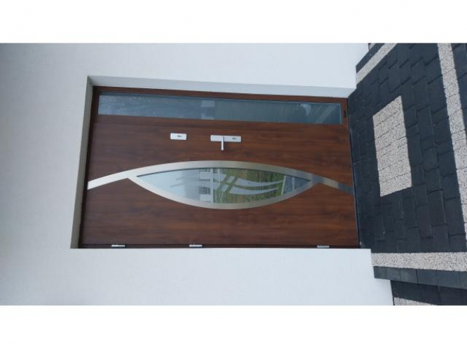 Grajewo ogłoszenia: Sprzedam drzwi 90 prawe - razem z klamka firmy WIKĘD kolor orzech,...