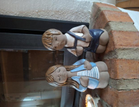 Grajewo ogłoszenia: Sprzedam ceramiczna starą parę figurek wysokość 23cm stan idealny