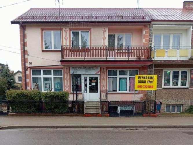 Grajewo ogłoszenia: Wynajmę lokal 17 m2 - Grajewo, ul. Konstytucji 3 Maja 16.