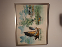 Grajewo ogłoszenia: Sprzedam malowany obraz wym 32 na 42cm