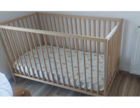 Grajewo ogłoszenia: Sprzedam łóżeczko z materacem.