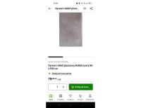 Grajewo ogłoszenia: Sprzedam dwa dywany rabbit pluszowe Rabbi szare 60x100. Sprzedam za...