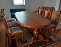 Grajewo ogłoszenia: Sprzedam stół + 8 krzeseł dębowych( nie wszystkie na zdjęciu)...