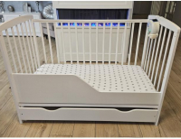 Grajewo ogłoszenia: Sprzedam łóżeczko dziecięce w rozmiarze 120x60 cm wraz z...