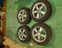 Grajewo ogłoszenia: Sprzedam koła zimowe. Używane felgi aluminiowe 5x100, ET45, 57,1...