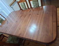Grajewo ogłoszenia: Sprzedam stół używany drewniany rozkładany 160x90  plus 48 cm...