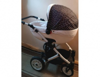 Grajewo ogłoszenia: Sprzedam wózek dziecięcy plus fotelik samochodowy - może...