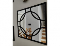 Grajewo ogłoszenia: Lustro kwadratowe w metalowej ramie, 45cmx45cm. Stan idealny....