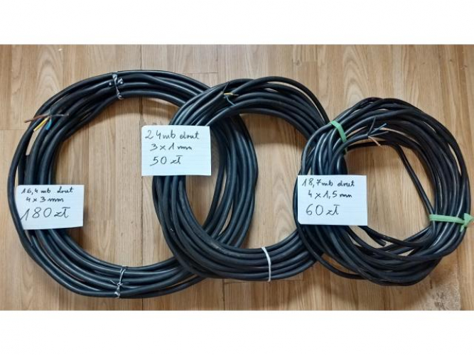 Grajewo ogłoszenia: Kable izolowane nowe okrągle