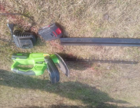 Grajewo ogłoszenia: Sprzedam nożyce akumulatorowe do żywopłotu, bateria wyładowana....