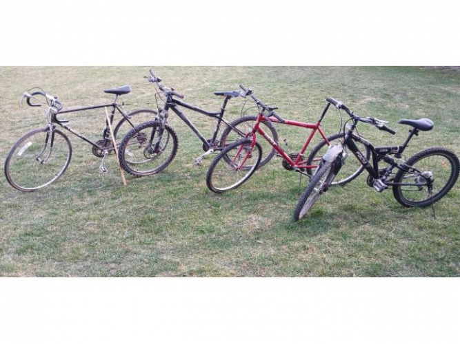 Grajewo ogłoszenia: Sprzedam wszystkie widoczne na zdjęciu rowery, do lekkiej naprawy.