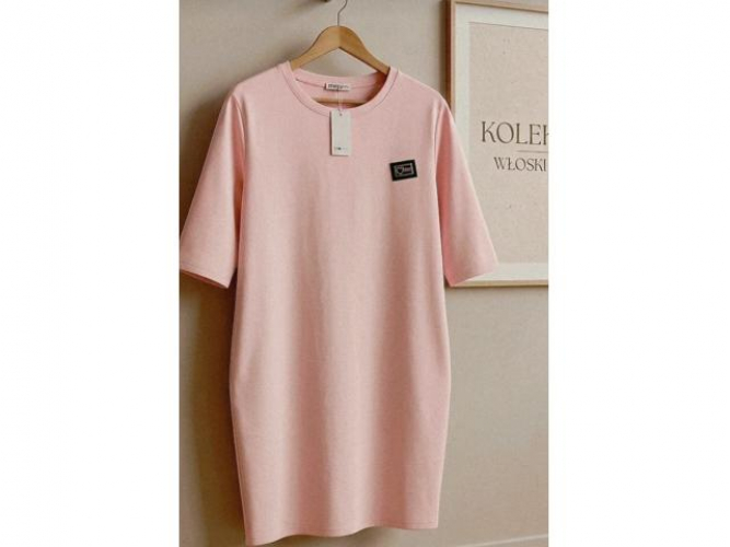 Grajewo ogłoszenia: Sprzedam nową sukienke pudrowy róż  z kieszeniami na biust do...