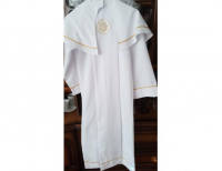 Grajewo ogłoszenia: Sprzedam albę komunijną długość od ramion 120cm