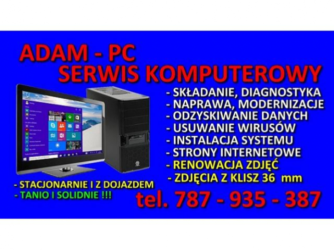 Grajewo ogłoszenia: Oferuję wszelkiego rodzaju usługi komputerowe, tj.:
-...