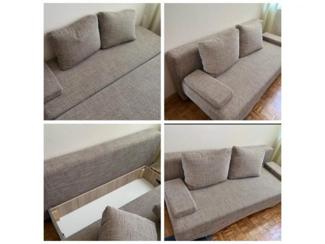 Grajewo ogłoszenia: Sprzedam bardzo ładną,zadbaną kanapę z funkcją spania i...