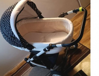 Grajewo ogłoszenia: Sprzedam zestaw: wózek dziecięcy oraz fotelik samochodowy...