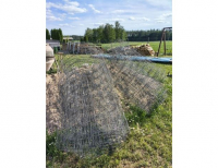 Grajewo ogłoszenia: Siatka ogrodzeniowa, około 150m, 15x15cm oczka, wysoka 140cm.