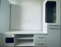 Grajewo ogłoszenia: Na sprzedaż nowoczesny zestaw mebli w kolorze białym, idealny do...