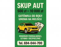 Grajewo ogłoszenia: zdecydowanie kupię auta osobowe, dostawcze ,terenowe i motocykle...
