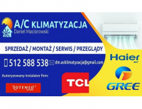 Grajewo ogłoszenia: A/C Klimatyzacja
Daniel Maciorowski

Sprzedaż  |  Montaż  |...