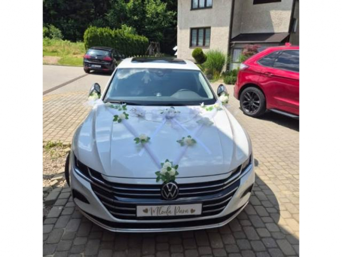 Grajewo ogłoszenia: Sprzedam bardzo ładny komplet dekoracji ślubnej na auto...