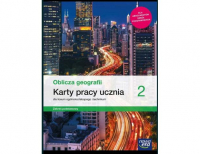 Grajewo ogłoszenia: Oblicza geografii 2 karty pracy wypełnione ołówkiem.