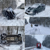 Zdjęcie dnia: Uwaga ślisko na drogach! W...