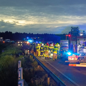 Zdjęcie dnia: Zablokowana jest DK 65  -...